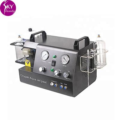 China Custom Water Jet Peel Hydra Microdermabrasion Exfoliators Label 2in1 Oxygen Machine for sale