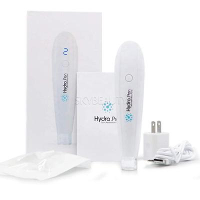 China Anti-Puffiness Customize Microneedle Therapy System Rechargeable H2 Electric Automatic Serum Derma Skin Hydra Pen for sale