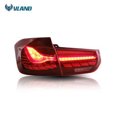 China Running With Sequential Indicators Vland GTS Style Led Rear Lamp M3 2013-2019 Tail Light Lamp 320 325i Smoked Color For BMW F30 F35 F80 for sale