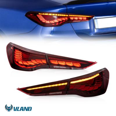 China Running With Sequential Indicators Vland GTS Style Led Rear Lamp 2020-2022 4 Series M4 425i Tail Light Lamp For BMW G22 G23 G26 for sale