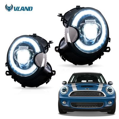 China Wholesale Factory R56 R57 R58 R59 Animation DRL Start LED Headlights VLAND Mini Cooper Head Lights For 2007-2013 BMW mini for sale