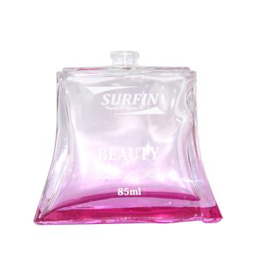 China Wholesale Custom Submarine Perfume Bottle Glass Gradient Color 85ml Empty Bottle Cosmetics Large Capacity for sale