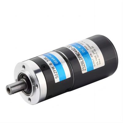 China Low rpm 52mm 40w 60w dc gear motor waterproof brushless low speed planetary bldc motor with controller for sale