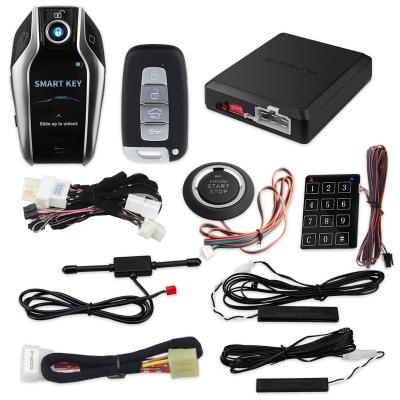 China PKE Passive Keyless Entry Push Button Start Passive Keyless Entry With LCD Display Kit Plus Remote Plug & Play Fit For KIA for sale