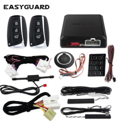 China Car Remote Starter EASYGUARD Plug In &Play BOX BUS Fit For Sonata 9 Car Alarm System Smart Starter Key After 2015 Push Button Remote Start PKE for sale