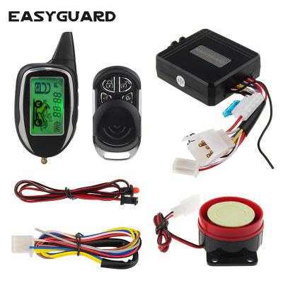 China Motorcycle Remote Alarm Display Beeper LCD Display Way Engine Start EASYGUARD2 Motor Start Motion Sensor Warning for sale