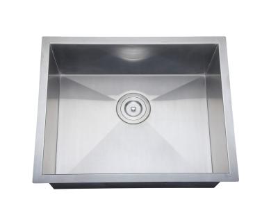 China Without Faucet Factory Direct Wholesale Practical Kitchen Sink 304 Stainless Steel Basin Square Sink for sale