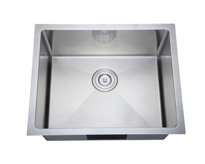 China Practical Wholesale Single Bowl Without Faucet Modern Design 304 Stainless Steel Kitchen Sink for sale