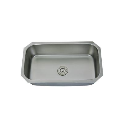 China Without Faucet Hot Selling Favorable Price 304 Stainless Steel Modern Kitchen Sinks With Single Bowl for sale