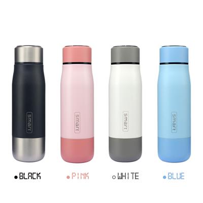 China 2021 New Smart Intelligent Temperature Display Design Stainless Steel SUS316 18/10 Water Bottle With LED Faucet for sale