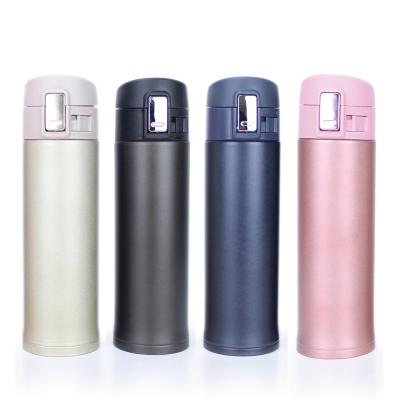 China Vial Stainless Steel Vacuum Vial 500ML W One Viable Touch Flip Open Lid for sale