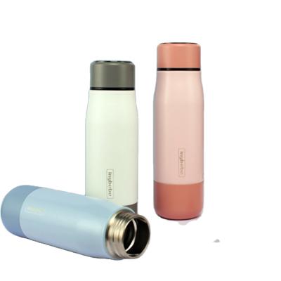 China Sustainable 360ML Double Wall Insulated Vacuum Flask Smart Thermos Custom Water Bottle Mugs Stainless Steel Vacuum Flasks Coffee and Tea Tools for sale