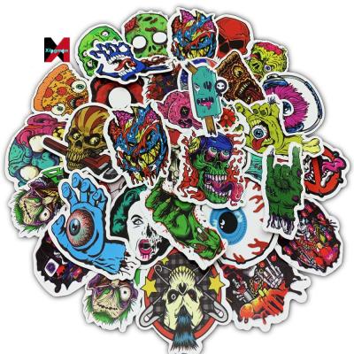 China 50Pcs Decorative Sticker Horror Graffiti Stickers Suitcase Guitar Stickers for sale