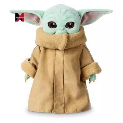 China Decoration Gift Baby Yoda Cartoon Plush Toys Child's Anime Plush Toy Cute Dolls For Kids for sale