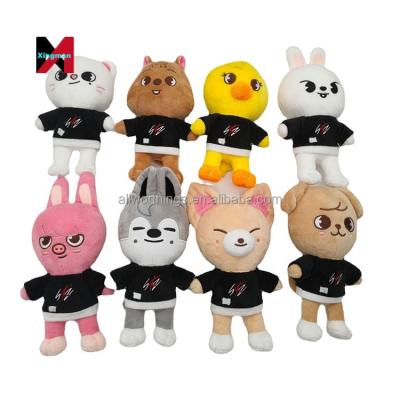 China Decoration/Collection 2022 New 8 Styles Skzoo Plush Toys Wave Children Cartoon Plushies Doll Kawaii Companion For Kids Adults Fans for sale