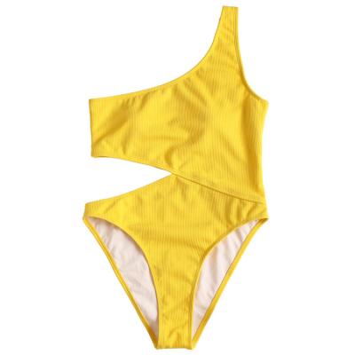 China Factory outlet non-toxic polyester sexy romantic micro lace up 1 piece skirt swimsuit bikini for sale