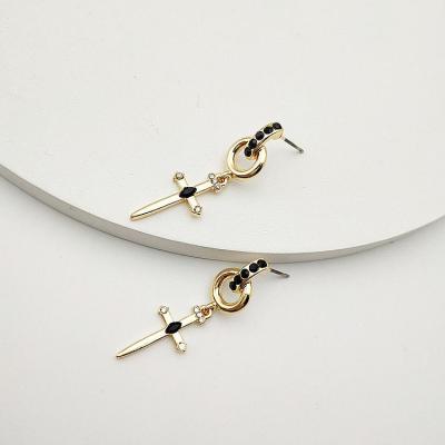 China 2021Trendy Direct Selling Trendy Tasty Cross Earrings Women Jewelry Statement Earrings for sale