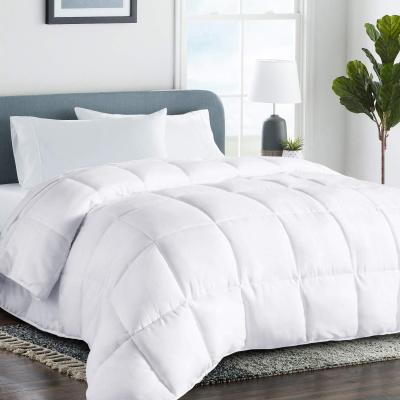 China TOPGREEN 100% Cotton All Season Duck Down Comforter Quilt Filling White Comforter Duvet In Bedding Set for sale