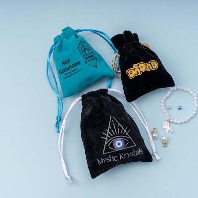 China Recyclable pro service and quality wholesale luxury soft velvet bag velvet drawstring cosmetic dust bag for sale