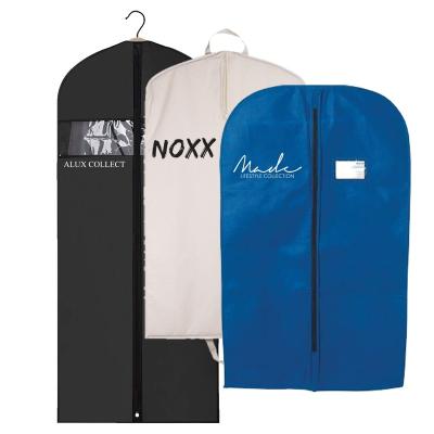 China Green Wholesale Suit Tote Garment Bags With Zipper Logo Luxury Custom Garment Bag for sale