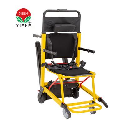 China Aluminum alloy& Foldable Canvas Xiehe Medical Supplies Outdoor Foldable Electric Wheelchair for sale