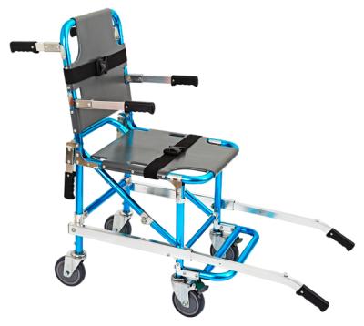 China Medical Emergency Evacuation Folding Wheelchair Aluminum Stair Chair Stretcher for sale