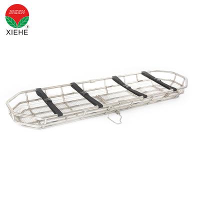 China Helicopter rescue xiehe medical stainless steel foldable basket stretcher for sale