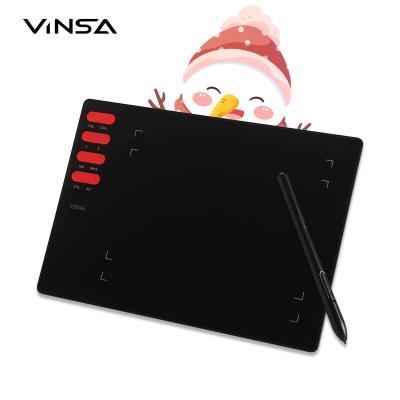 China Mac VINSA T505 Tablet Graphics Drawing Tilt Support With Passive Emr Stylus Tableta De Dibujo Digital T505 for sale