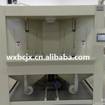 China Tools new automatic rotary table sandblasting machine for sale