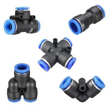 China Maxair Pneumatic System Pneumatic Fittings Pneumatic Connector Plastic Quick Type Fitting for sale