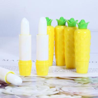 China Wholesale Fruit Lip Balm Tube Pineapple Waterproof Cute Lip Balm Extract for sale