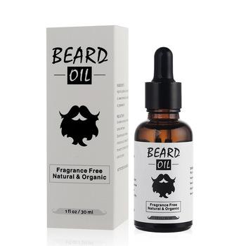 China Wholesale100% Natural Men's Beard Oil Private Label Organic Beard Hair Growth Oil Products Moisturize for sale