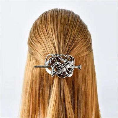 China Advance Europe and American Hair Stick Viking Knot Ancient Fashion Alloy and Old Wind Hair Stick for sale