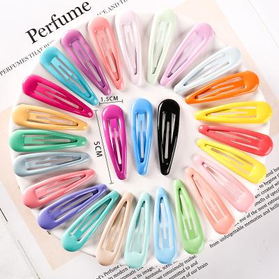 China Lead Korean Insti Internet Celebrity Cute Colorful Ticking Tip Candy Hair Clips Bangs Small BB Hair Clips for sale