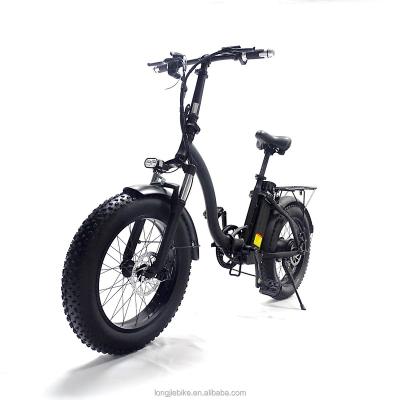 China Cheapest Aluminum Alloy Fat Ladies 20inch 10.5Ah Battery Electric Bike 500w 48v Foldable Electric Bicycle for sale