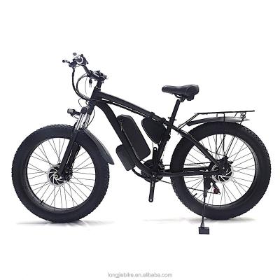 China Fast aluminum 26 frame17.5Ah 50kmh e bike 48v 500w motor mountain e bike dual lithium battery for sale