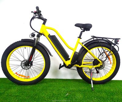 China Wholesale price aluminum alloy 26inch 16Ah battery bicycles tire bike eletrica 1000w 48v electric motor bici for sale