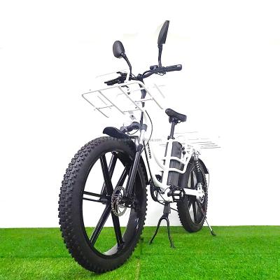 China FAT Cargo Bike Aluminum Alloy 1000W Motor 32Ah/48V Battery 60km/h 26inch Aluminum Alloy Frame Full Suspension 7 Speed ​​ELECTRIC BIKE for sale