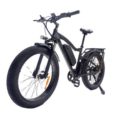 China 26*4.0 1000w 48v Motor 20ah/48v 55km/h Fat Tire Electric Bike Magnesium Alloy Step Spoke Wheel Aluminum Alloy Frame Fat Tire Electric Bike for sale