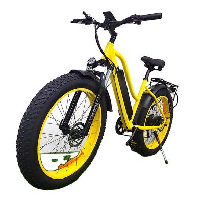 China Aluminum Alloy 1000w 48v 17.5ah Fat Electric Bike 26