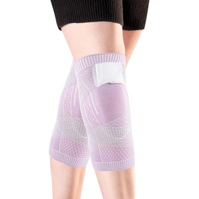 China Sport Knee Protector wholesale Hot SaleAdjustable Silicone knee brace sports bind knee sleeve nylon knee support for sale