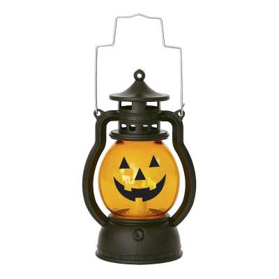 China Multi-function Portable Camping Light Halloween Pumpkin Lantern Children's Portable Pony Lantern led Electronic Candle Party Kids Light for sale