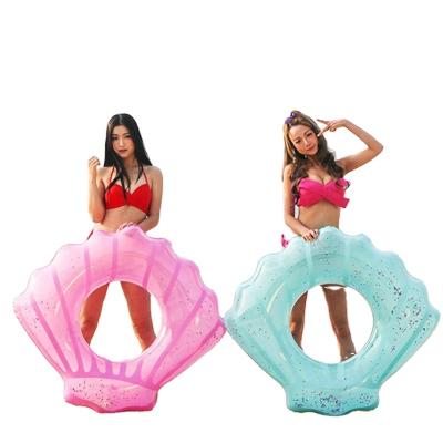 China Water Amusement Places Wholesale Price New thickened adult inflatable shell swimming ring life buoy seat ring inflatable shell floating row for sale