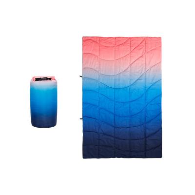 China Lightweight Sample Available Puffy Printed Outdoor Camping Blanket for Traveling Picnics Beach Trips Concerts for sale