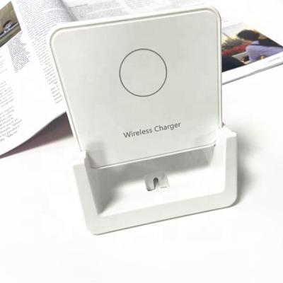 China Mobile Phone Radio Charging QAFAB 15W Wireless Desktop Stand Holder Mobile Phone Desktop Radio Charging Fast Charger for sale