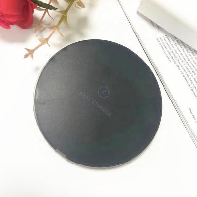 China Smart Phone Simple Round QAFAB Support QAFAB Hotter Qi Pad Wireless Charger Fast Wireless Charger Pads For Phone for sale