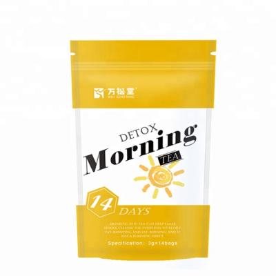 China Low Fat With You Han Wan Song Tang Natural Herbal 14 Day Organic Detox Diet Morning / Even Tea for sale