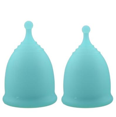 China New design 100% silicone eco-friendly medical soft silicone reusable menstrual cups from matterila for sale