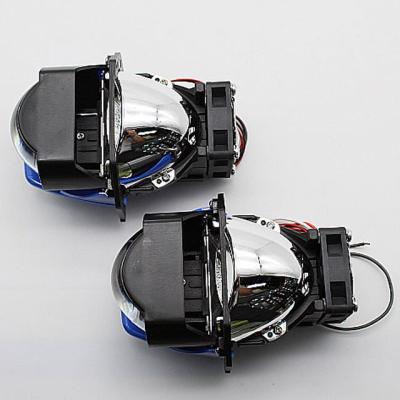 China Automobile lamp black tech product 12000LM 75W bi led projector headlights h7 for Porsche Palamela for sale