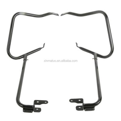 China XINMATUO XF2906215-B 14-2020 Saddlebag Bracket Guard Steel Bar Set For Harley Touring Electra Glide Road for sale